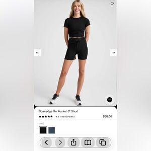 Beyond Yoga Black Bike Shorts